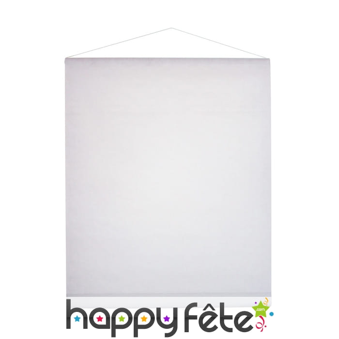 Tenture décorative blanc