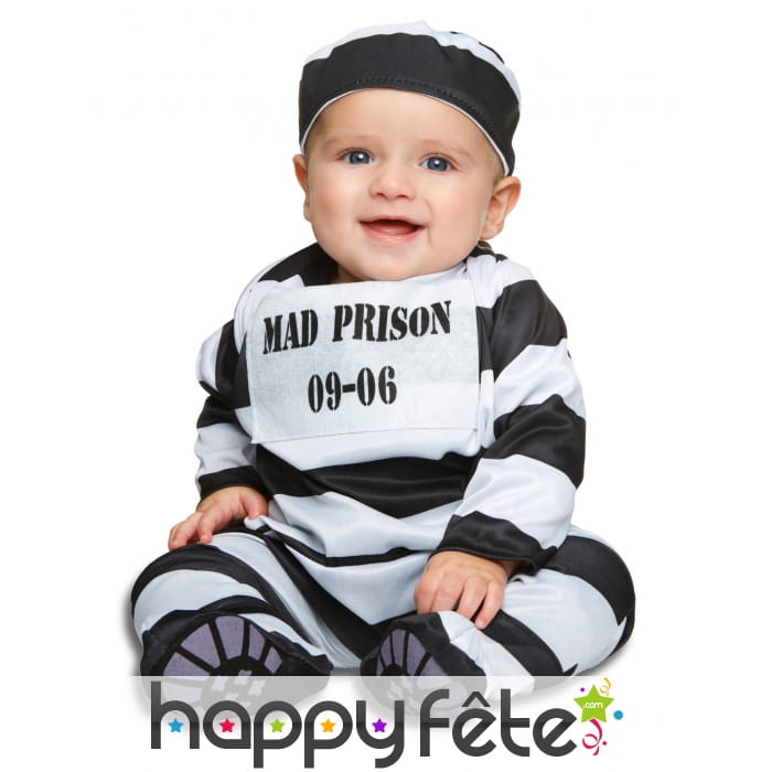 Tenue de bébé prisonnier