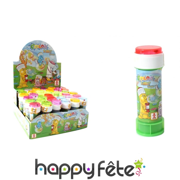 Tube de bulle de savon avec jeu de patience