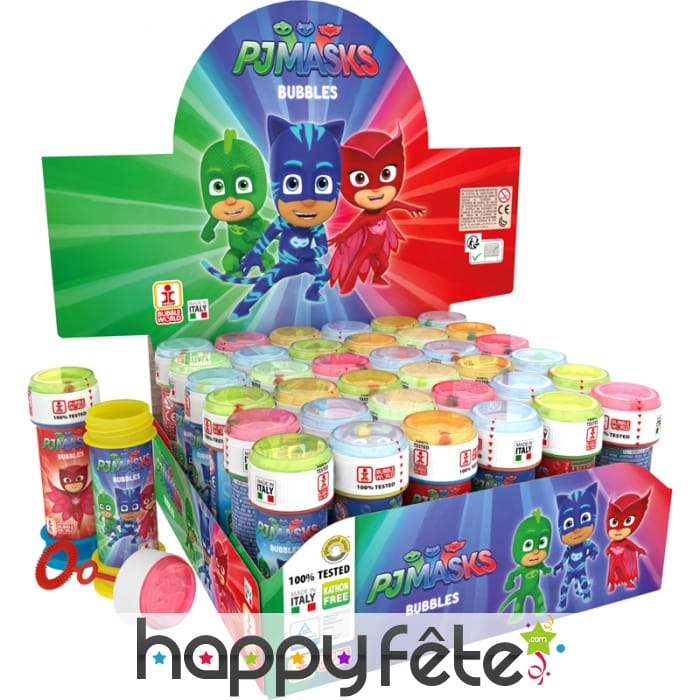 Tube de bulles de savon Pyjamasque