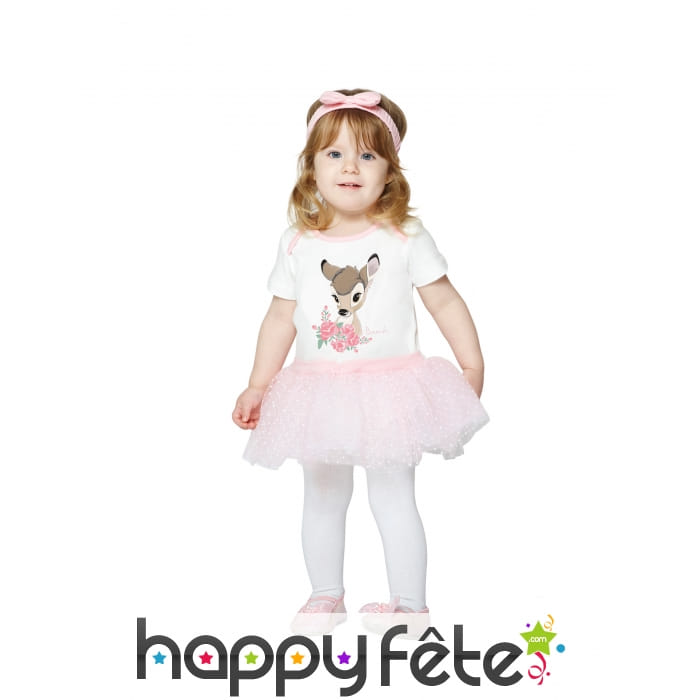Tutu de Bambi en tulles avec bandeau pour bébé