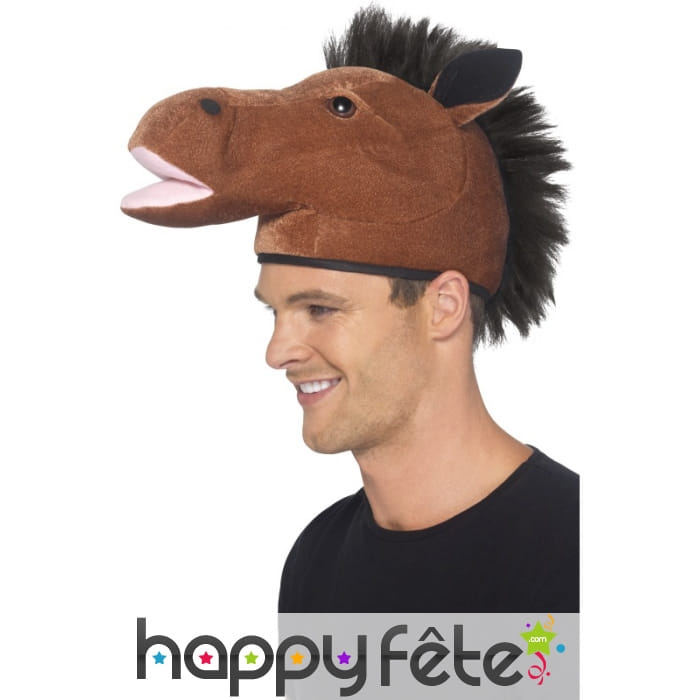 Tête de cheval brune