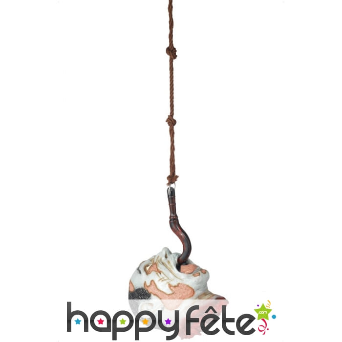 Tête décapitée crochet