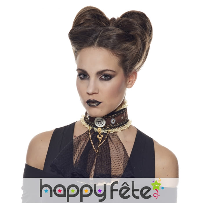 Tour de cou steampunk avec jabot