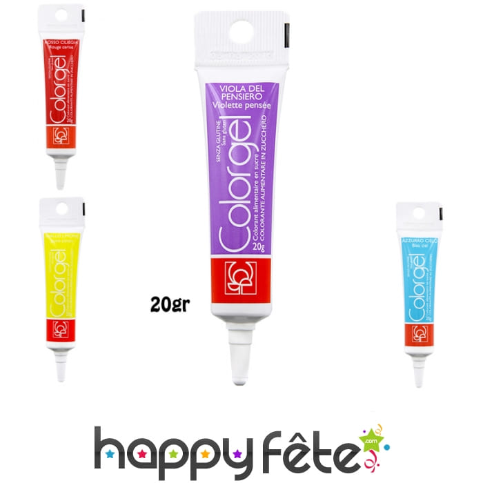 Tube de colorant alimentaire, 20g