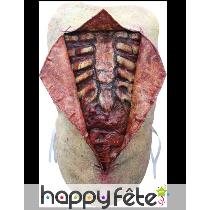 Torse déguisement d'autopsie réaliste