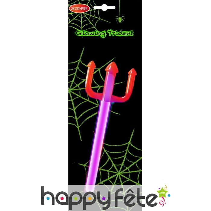 Trident de diable lumineux de 24cm