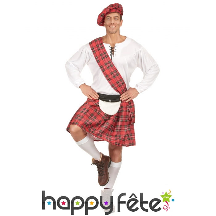 Tenue d'écossais pour homme adulte