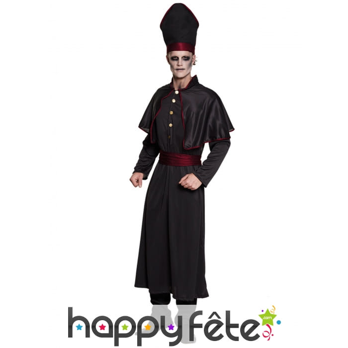 Tenue dévêque gothique pour adulte