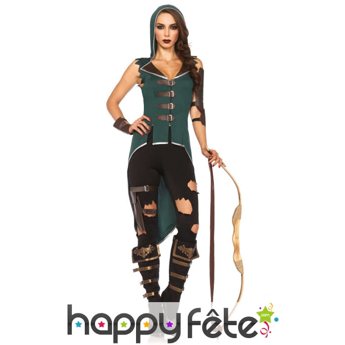 Tenue de femme archer aventurière