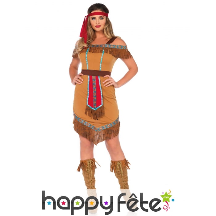 Tenue de femme indienne longueur genoux