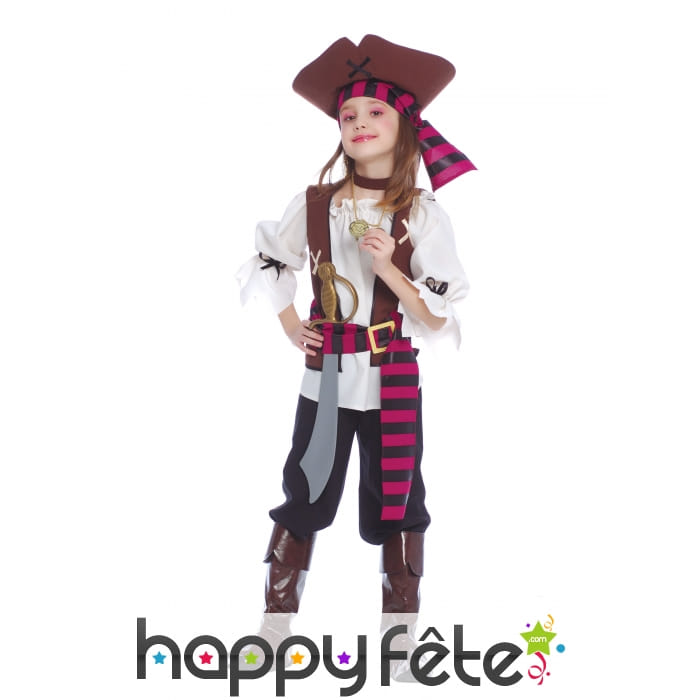 Tenue de fille pirate pour enfant