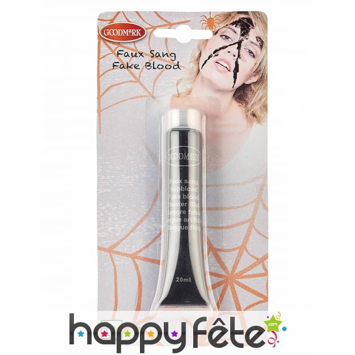 Tube de faux sang noir de 20ml