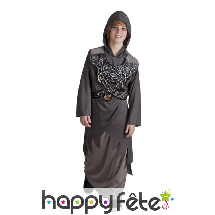 Tenue de gardien de prison médiéval pour enfant