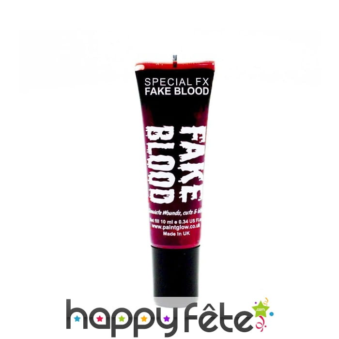 Tube de gel faux sang, 10ml