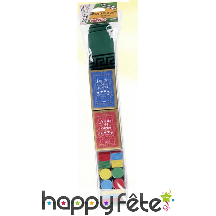 Tapis de jeu avec jeux