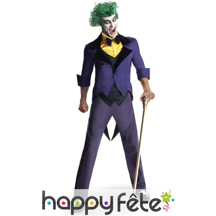 Tenue de Joker pour adulte, modèle luxe