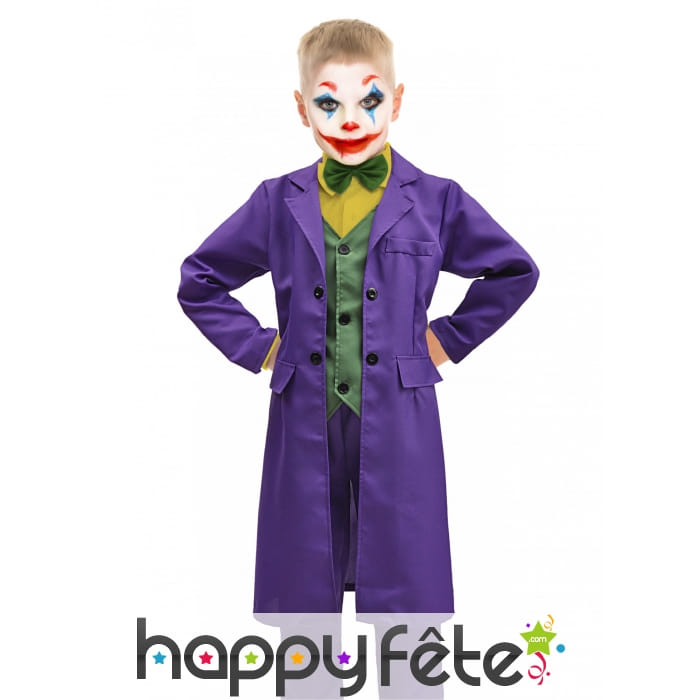 Tenue de Joker pour enfant