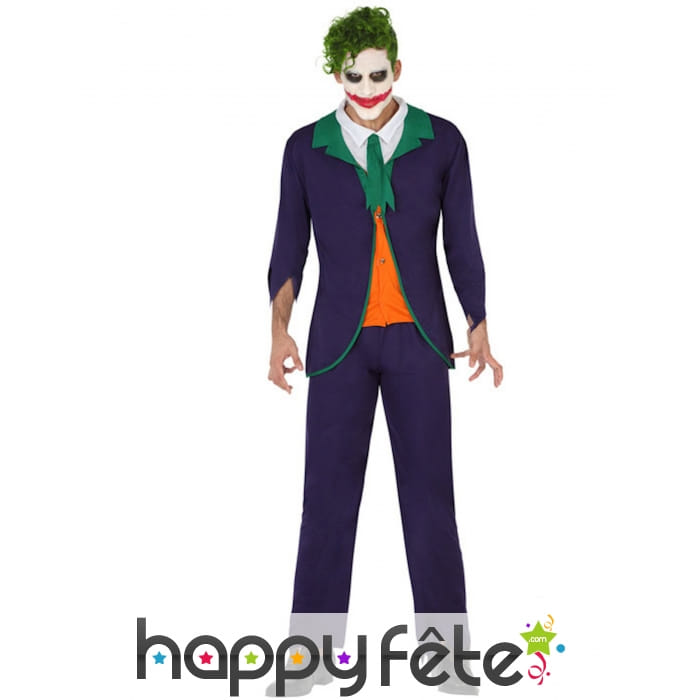 Tenue de Joker pour homme adulte