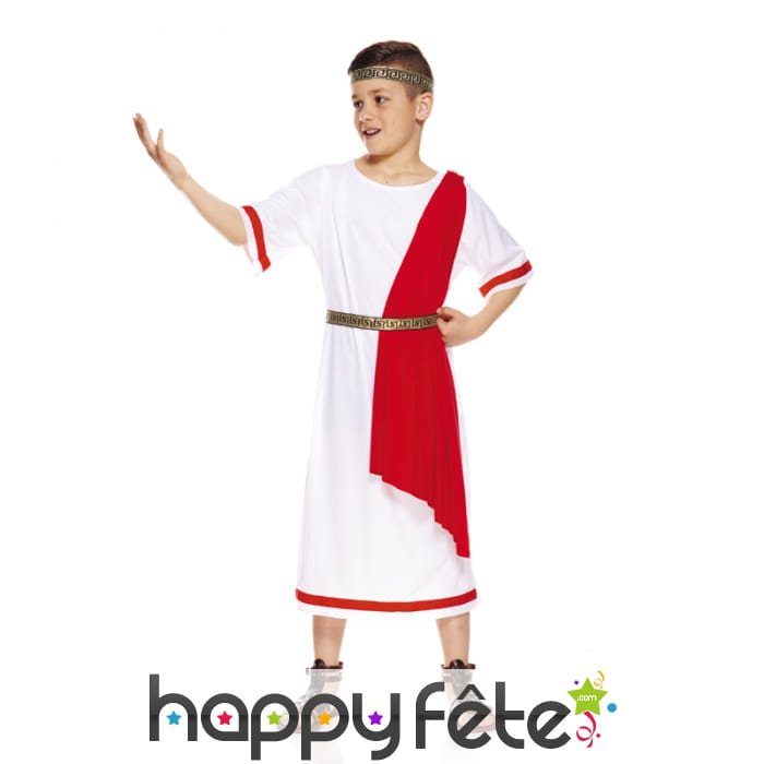 Tenue de Jule César pour enfant