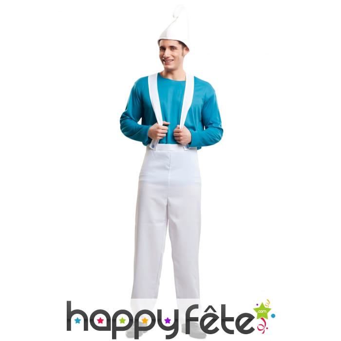 Tenue de lutin bleu pour homme