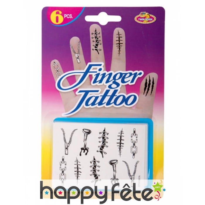 Tatouages de main squelette