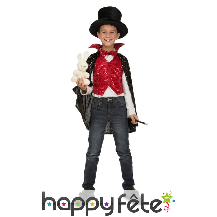 Kit déguisement avec accessoires magicien enfant : Deguise-toi, achat de  Déguisements enfants