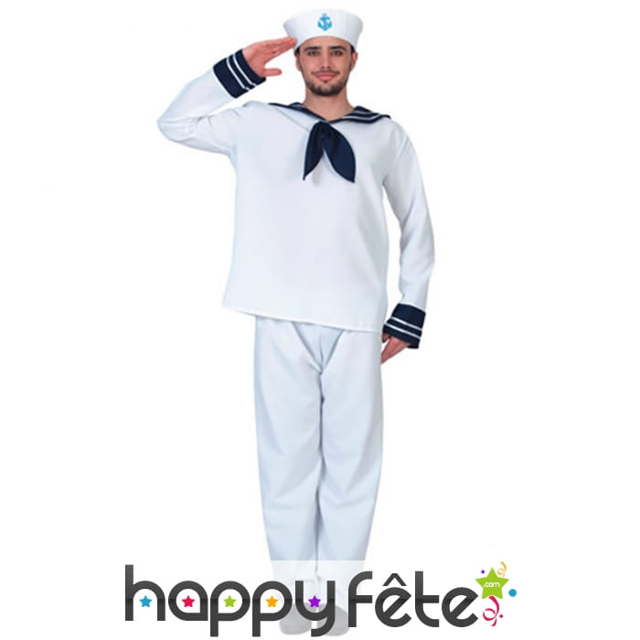 Tenue de marin pour homme adulte