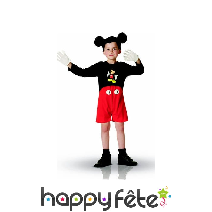 Tenue de Mickey en short pour enfant