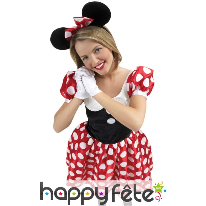 Tenue de Minnie Mouse pour femme