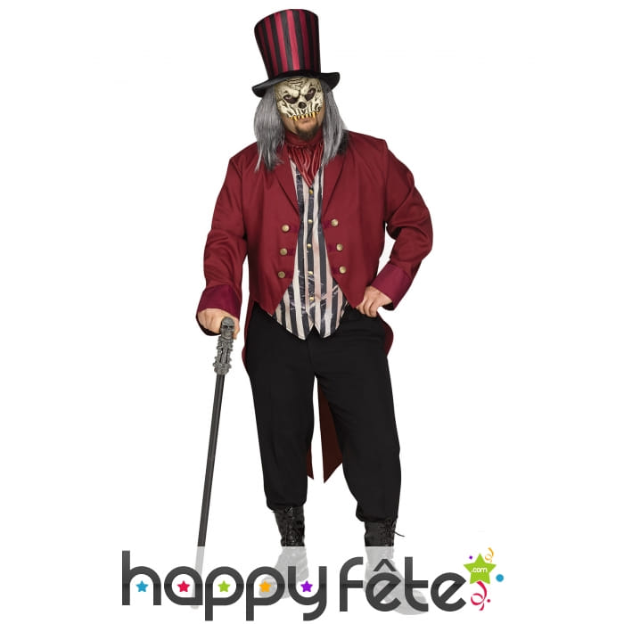 Tenue de Monsieur Loyal monstre pour adulte