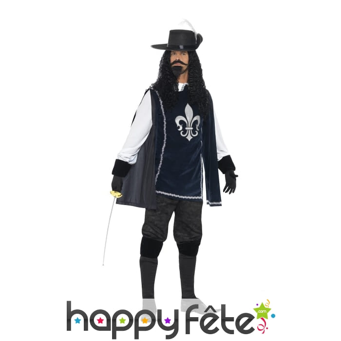 Tenue de mousquetaire noir