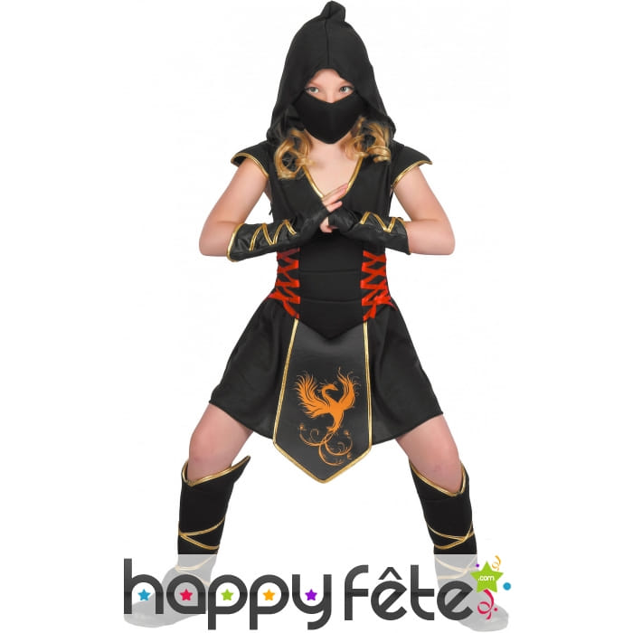 Tenue de ninja pour fille