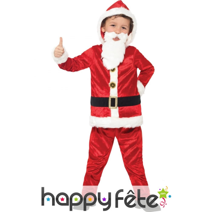 Tenue de père Noël pour enfant