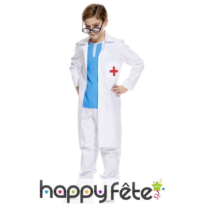 Tenue de petit médecin en tablier