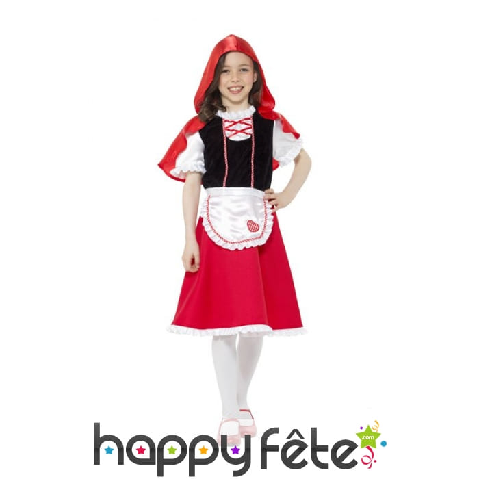 Tenue de petite Chaperon Rouge pour fille