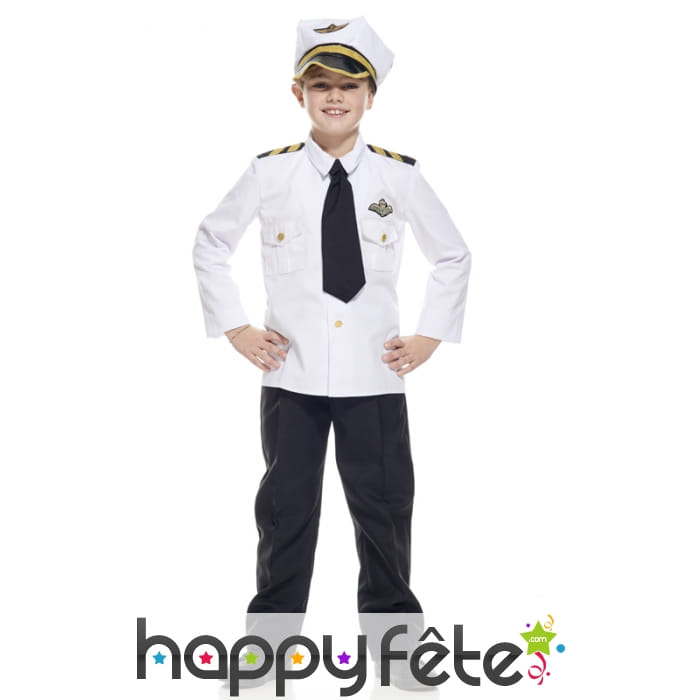 Tenue de pilote de l'air pour enfant