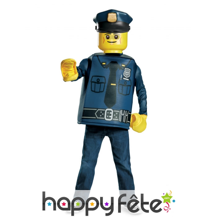 Tenue de policier Lego pour enfant