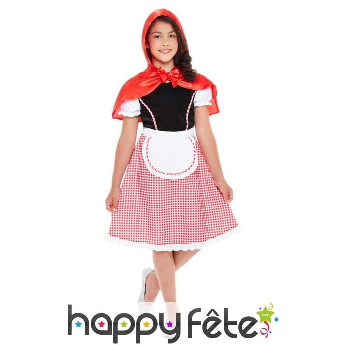 Tenue du petit chaperon rouge deluxe pour enfant