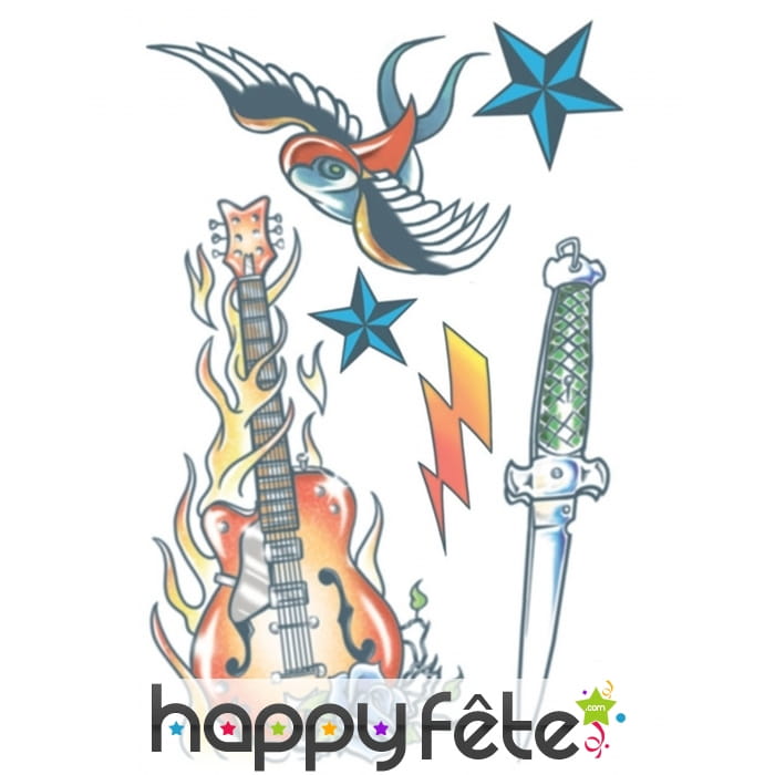 Tatouage de rockeur