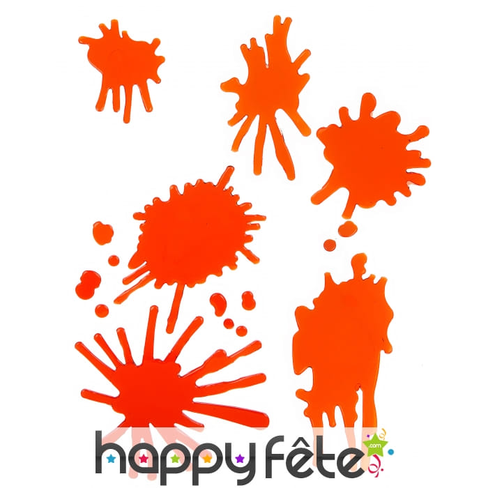 Taches de sang décoratives en gel