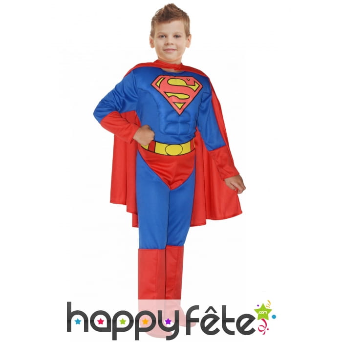 Tenue de Superman musclé pour enfant