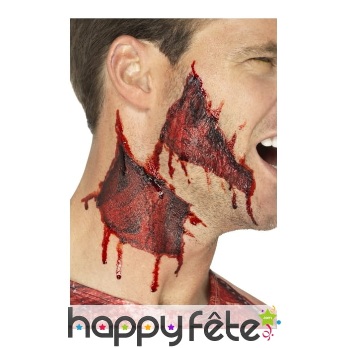 Tatouage de transfert peau déchirée