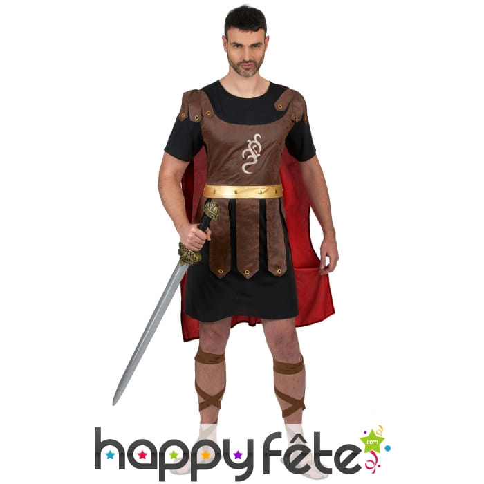 Tunique et cape de Gladiateur pour adulte