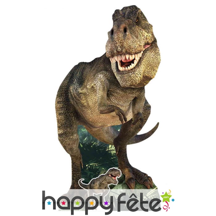 Tyrannosaure en carton plat de 186cm