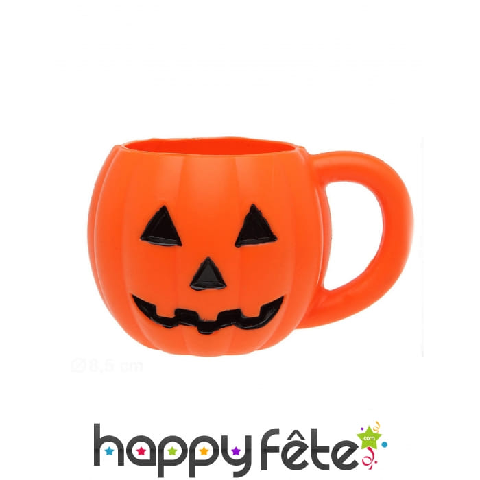 Tasse en forme de citrouille,10 x 8,5 cm