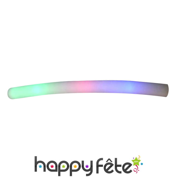 Tube en mousse lumineux tricolore pour rasta
