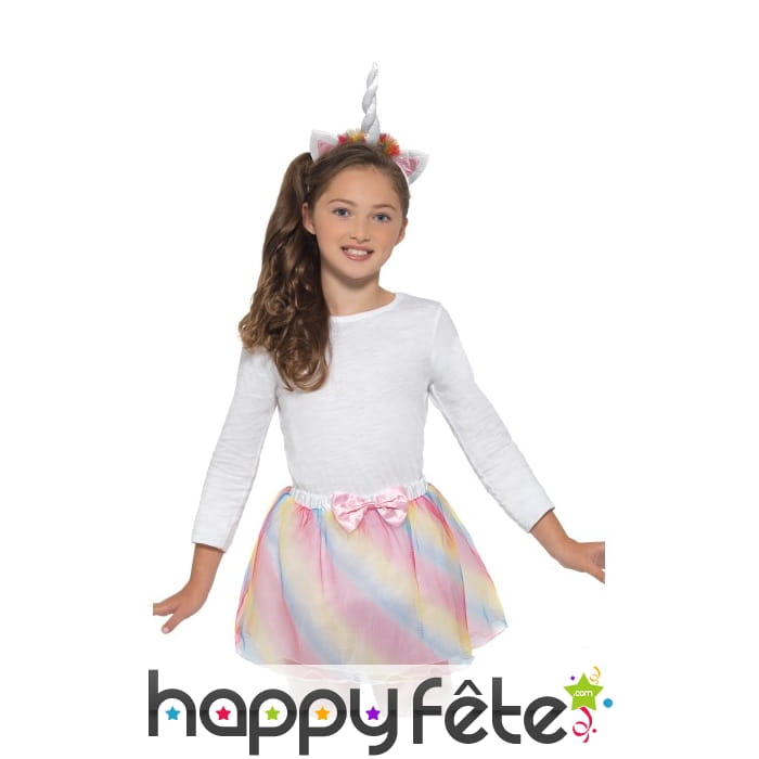 Tutu et serre-tête de licorne pour enfant