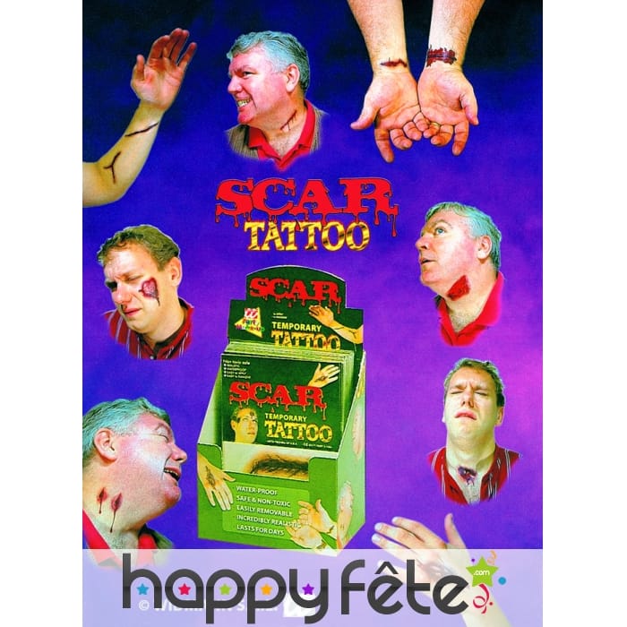 Tatouages fausses blessures