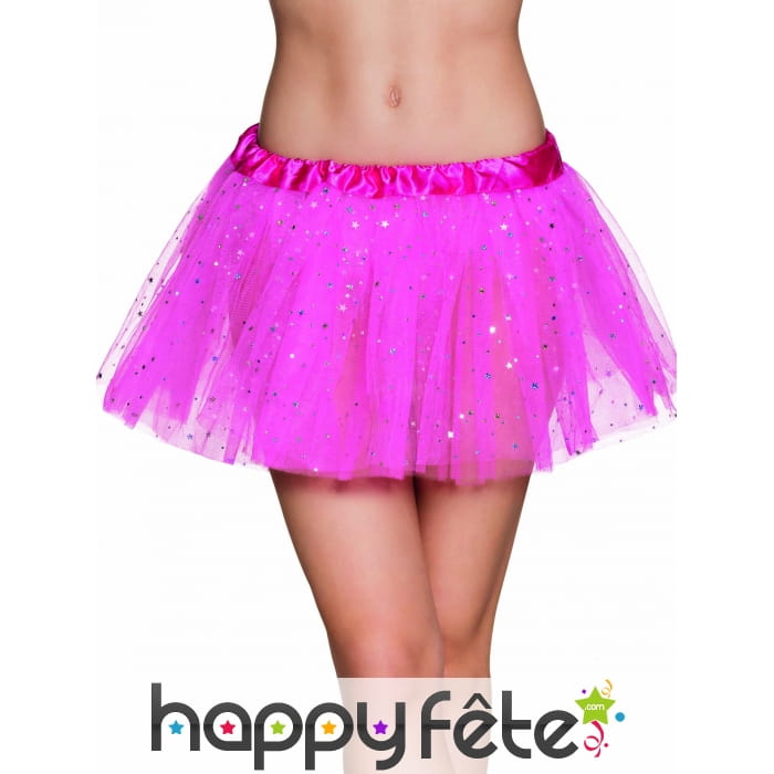 Tutu fuchsia étoilé pour femme